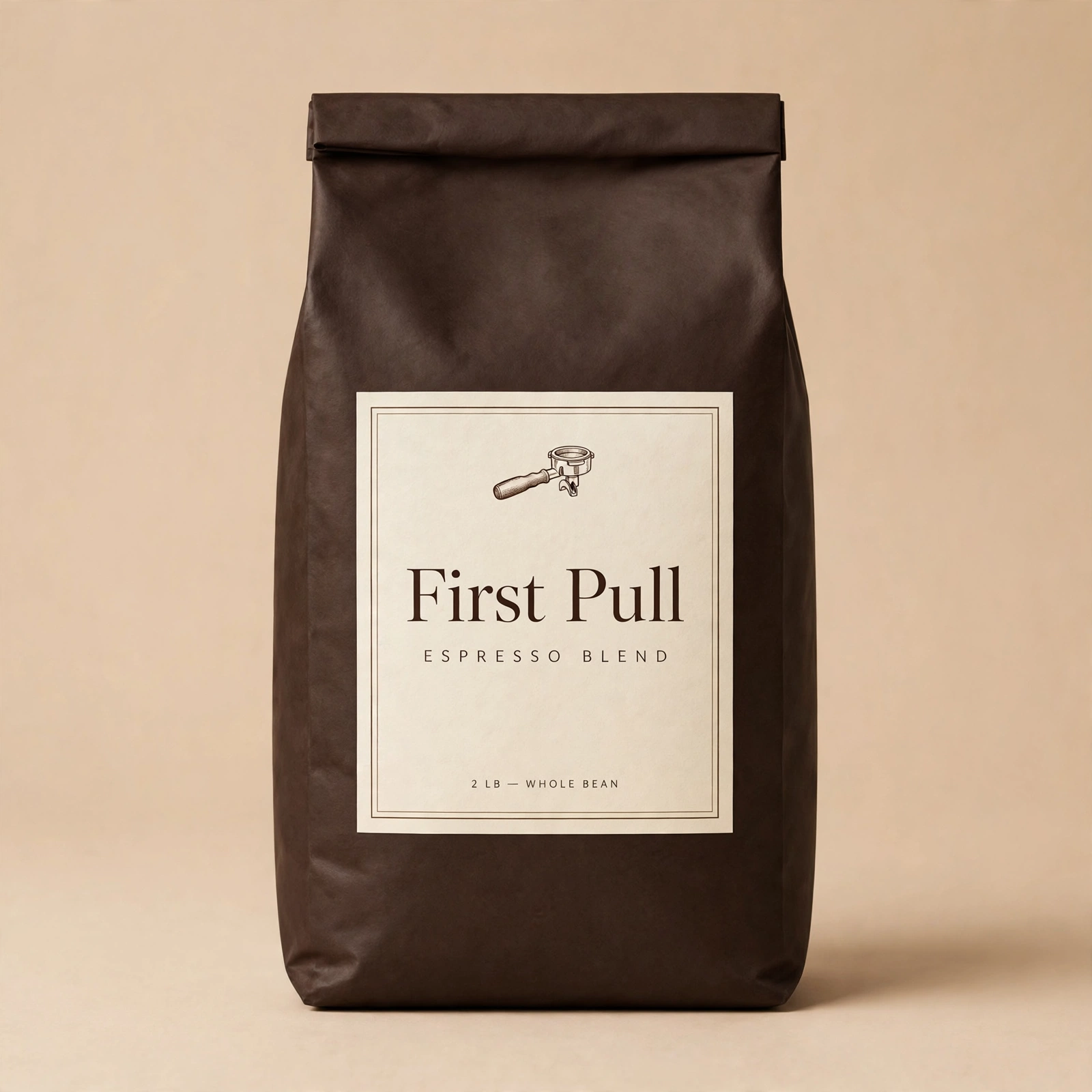 First Pull Espresso Blend 2 lb coffee bag