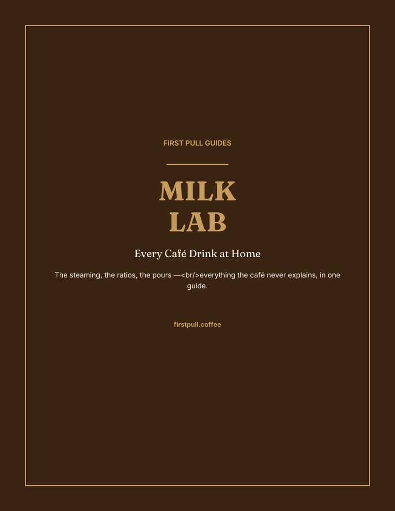 MILK LAB guide cover — Every Cafe Drink at Home